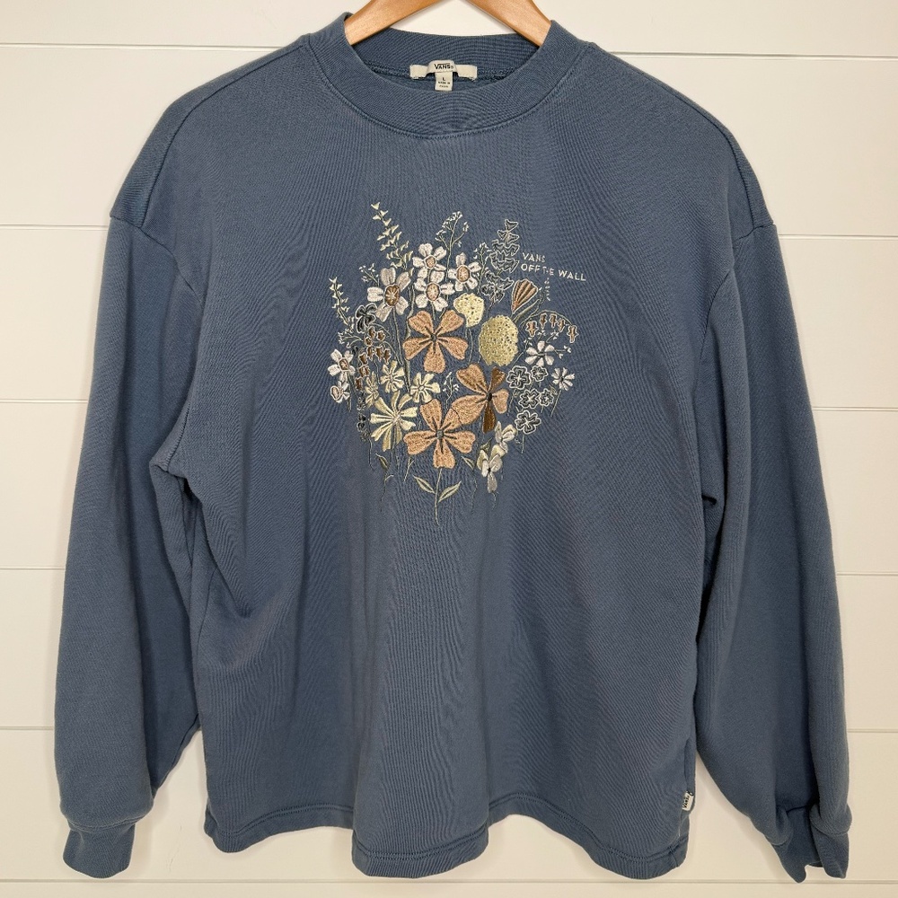 Vintage Vans Womens Emproidered Sweatshirt
